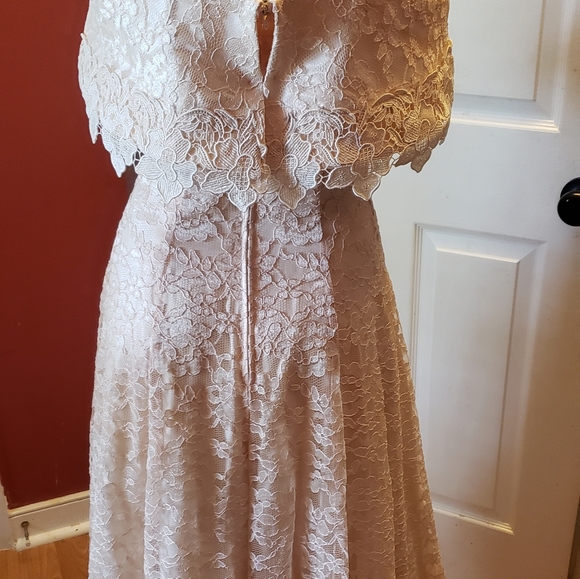 Cachet by Bari Protas lace Prom Dress 1980's - Picture 16 of 16